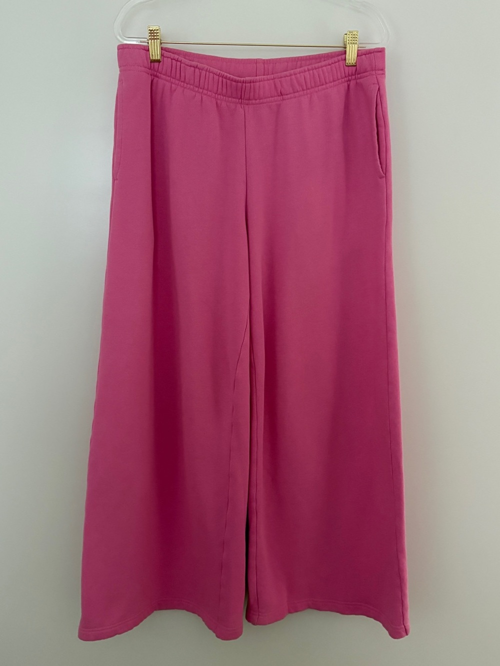 Universal Thread Wide-Leg Knit Pants in Hot Pink